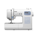 Cette machine à coudre automatisée comprend toutes les fonctionnalités dont vous avez besoin pour vos projets. De plus, elle permet de séelctionner des points décoratifs, de courtepointe ou de fantaisie directement sur l'écran ACL pour ajouter du style à vos créations.